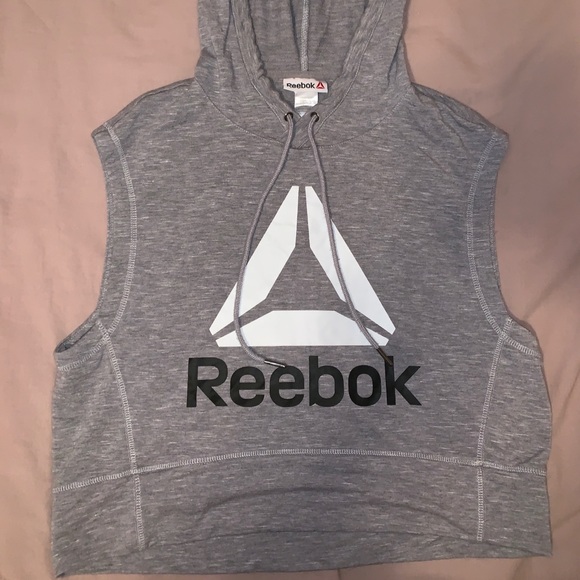 Reebok crop sleeveless sweatshirt - Picture 1 of 4